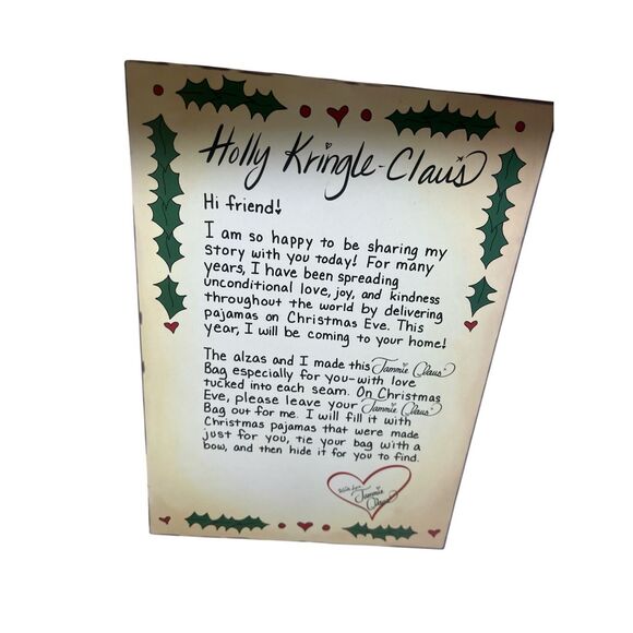 Jammie Claus gift box with pouch and book NEW - Picture 3 of 3